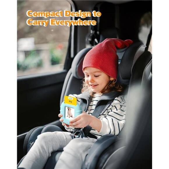 Talking Flash Cards for Toddlers 1 2 3 4 Year Olds, Montessori Language - Picture 6 of 7